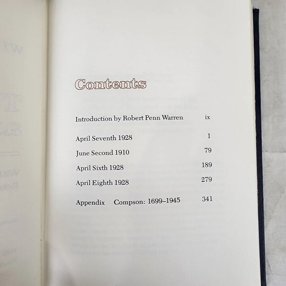 The Sound and the Fury Vintage 1979 Franklin Library Novel 1/4 Leatherbound - Picture 7 of 12